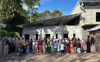 YBM UP2B Sistem Minahasa Serahkan Bantuan Pembangunan Rumah Tahfidz Quran “Raudhatul Qur’an” Minahasa