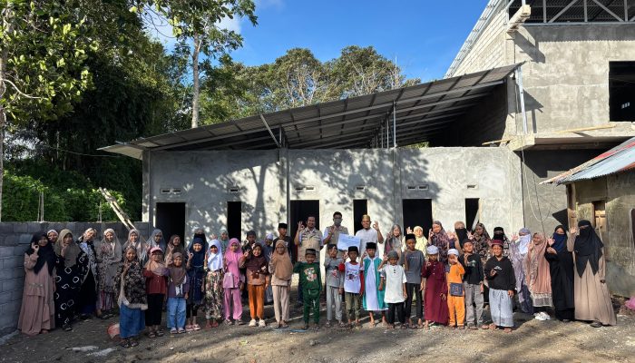 YBM UP2B Sistem Minahasa Serahkan Bantuan Pembangunan Rumah Tahfidz Quran “Raudhatul Qur’an” Minahasa