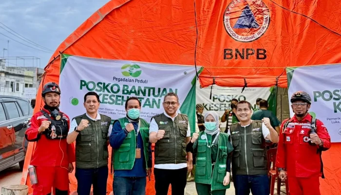 Pegadaian Peduli Dirikan Posko Kesehatan untuk Warga Terdampak Bencana di Aceh Tamiang