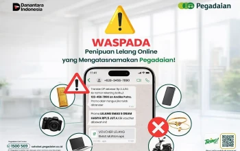 Pegadaian Kantor Wilayah IX Imbau Waspada Penipuan Lelang Online Mengatasnamakan Perusahaan
