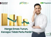 Pegadaian Kantor Wilayah IX Imbau Bijak Sikapi Pergerakan Harga Emas