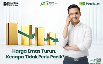 Harga Emas Turun Tidak Perlu Panik!Fluktuasi Harga Adalah Hal Wajar Dalam Investasi, Termasuk Emas