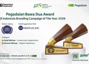 Pegadaian Kantor Wilayah IX Bangga Atas Penghargaan Tring di Ajang Nasional