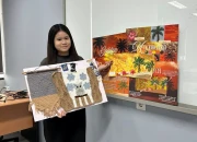 Dari Senja yang Tenang hingga Musim Panas yang Riang, Mahasiswa UC Hidupkan Pantai dalam Karya Tekstil Eksploratif