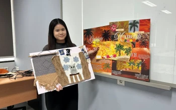 Dari Senja yang Tenang hingga Musim Panas yang Riang, Mahasiswa UC Hidupkan Pantai dalam Karya Tekstil Eksploratif