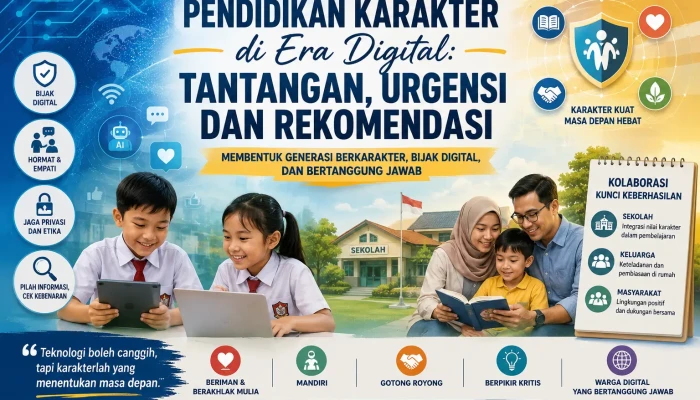 Penguatan Pendidikan Karakter dalam Menghadapi Tantangan Moral Anak di Era Digital