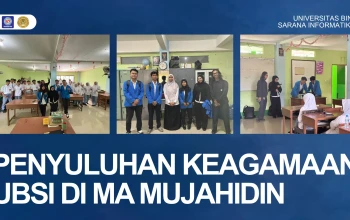 Mahasiswa UBSI Gelar Penyuluhan “Agama Sebagai Kompas Hidup” di MA Mujahidin Pontianak