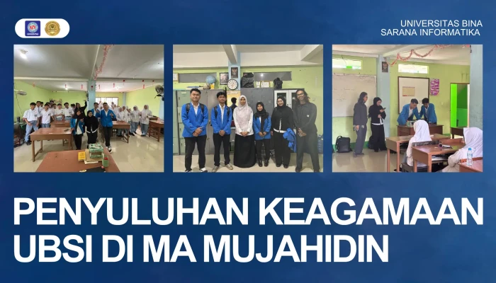 Mahasiswa UBSI Gelar Penyuluhan “Agama Sebagai Kompas Hidup” di MA Mujahidin Pontianak