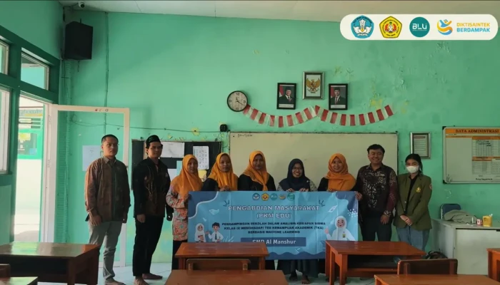 Tingkatkan Kesiapan Akademik Siswa, Tim PKM Edu UPNVJT Implementasikan Sistem Monitoring TKA di SMP Al Manshur Sidoarjo