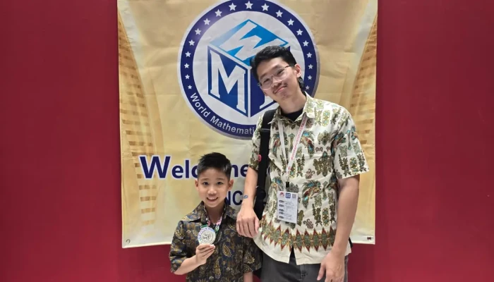 Indonesia Bangga, Jeremie The Siswa kelas 1 SD Asal Surabaya Sabet Medali Silver di Ajang World Mathematics Invitational di Jepang