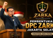 ZARKA Resmi Bentuk DPC Jakarta Selatan, Yonathan Adhi Putra Dipercaya Pimpin Gerakan Kontrol Sosial