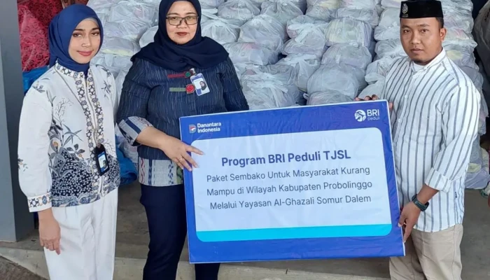 BRI Perkuat Kepedulian Sosial dengan Menyalurkan Paket Sembako di Kabupaten Probolinggo