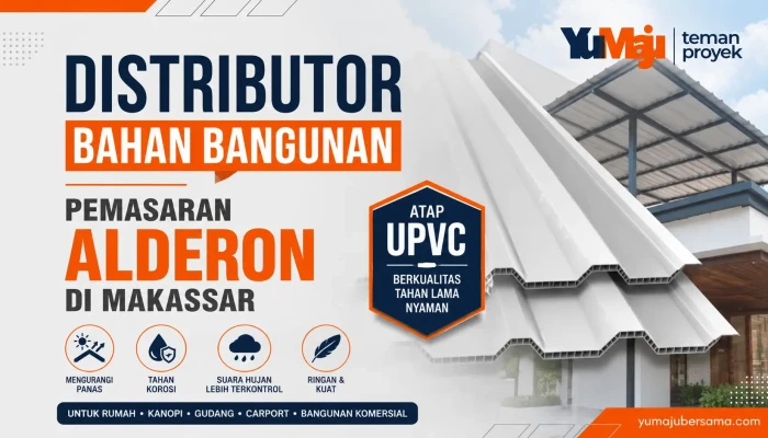 Alderon Makassar: Solusi Atap UPVC untuk Rumah, Kanopi, dan Gudang