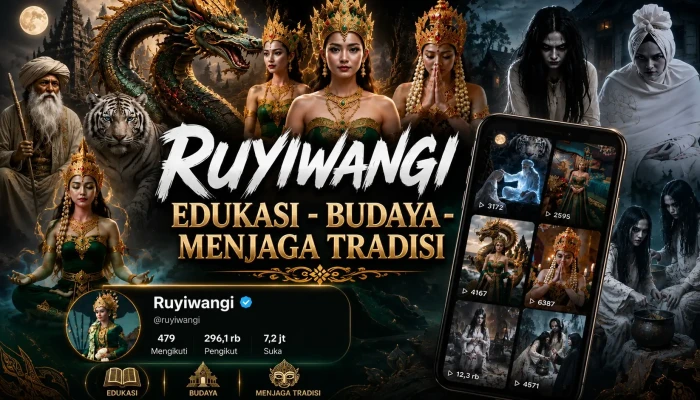 Mengangkat Budaya Dan Tradisi Lewat Hiburan Digital: Mengenal Akun TikTok @ruyiwangi yang Memadukan Horor, Edukasi, dan Weton Jawa