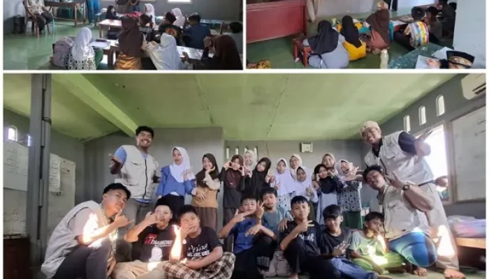 Mahasiswa KKN STAI Darussalam Kunir Dampingi Santri Belajar Makhorijul Huruf dan Bahasa Arab di Desa Cidahu Kab Subang