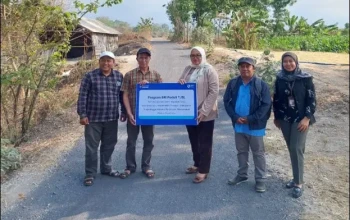 BRI Peduli TJSL Bantu Pembangunan Jalan Desa Wringinanom, Dorong Aktivitas Ekonomi Masyarakat