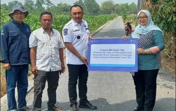 BRI Peduli TJSL Dukung Pembangunan Jalan Desa Alaskandang untuk Tingkatkan Mobilitas dan Produktivitas