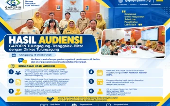 GAPOPIN dan Dinkes Tulungagung Dorong Edukasi Optik Berizin, Siapkan Kolaborasi Bakti Sosial Kesehatan Mata