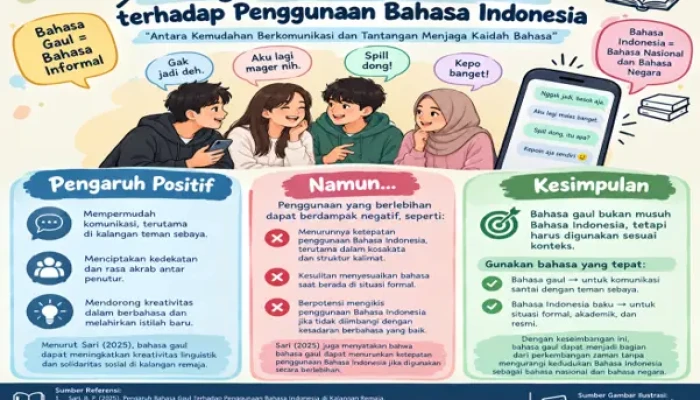 Pengaruh Bahasa Gaul terhadap Penggunaan Bahasa Indonesia